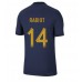 Frankrijk Adrien Rabiot #14 Voetbalkleding Thuisshirt WK 2022 Korte Mouwen